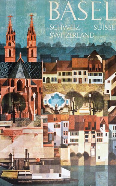 Basel SuisseLienhard Rittel & CieBasel1 Affiche...