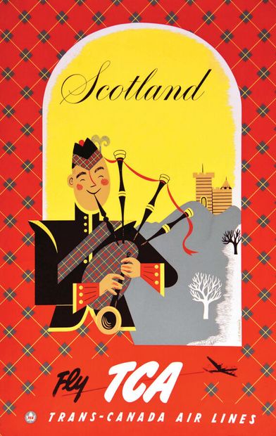 Scotland Fly TCA Trans Canada Air LinesCanada...