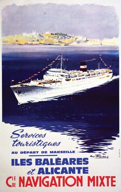 Cie de Navigation Mixte Au Départ de Marseille...