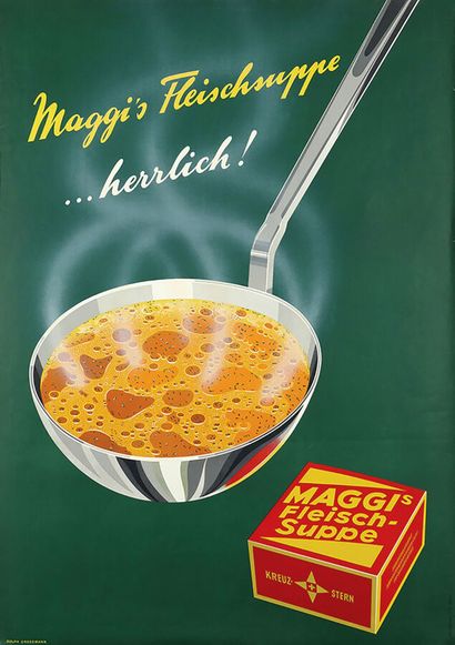 Maggi's FleischsuppeWissermann AGBasel Affiche...