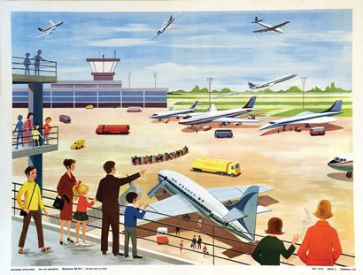Orly - The Airport with Air France planes...