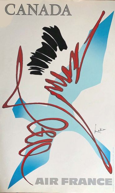 Air France Lot of 6 Aff by Mathieu : Canada...