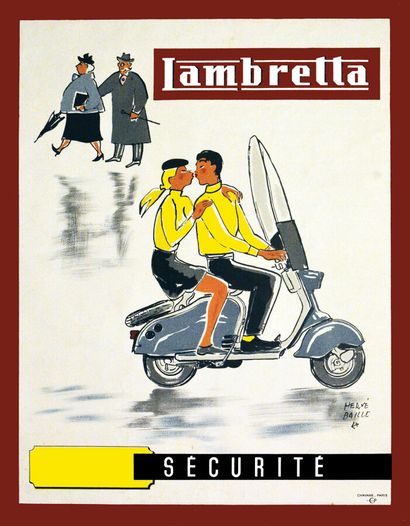 Lambretta Security Couple White backgroundChavaneParis1...