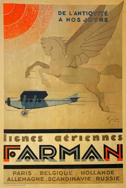 Farman Lignes Aériennes Paris Belgium Holland...