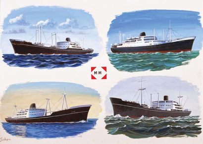 Messageries Maritimes - Ganges, Tahitian,...