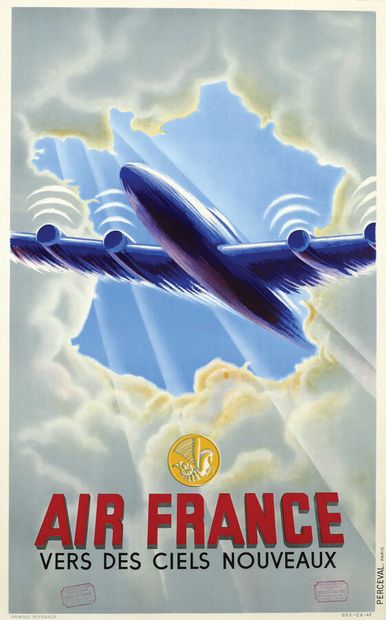 Vers des Ciels Nouveaux Air France Cachet...
