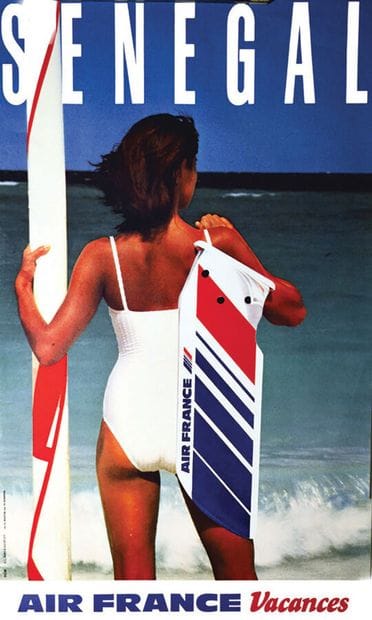 Senegal Air FranceSaint MartinAsnières Poster...