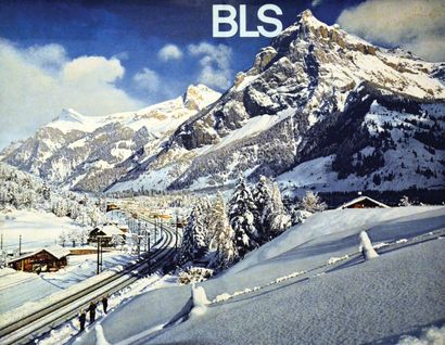 BLS Station de Ski1 Affiche Non-Entoilée...