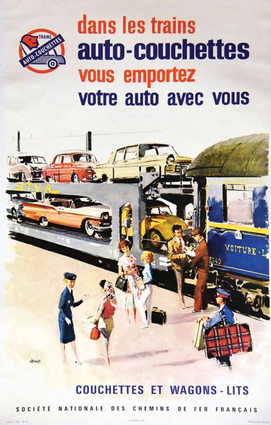 Dans les Trains Auto-couchettes vous emportez...