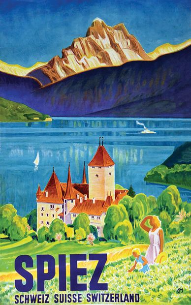Spiez SwitzerlandGebr. FretzZurich1 Poster...