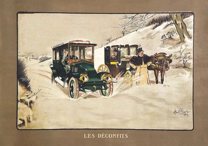 Les Déconfits Affiche entoilée/ Vintage Poster...