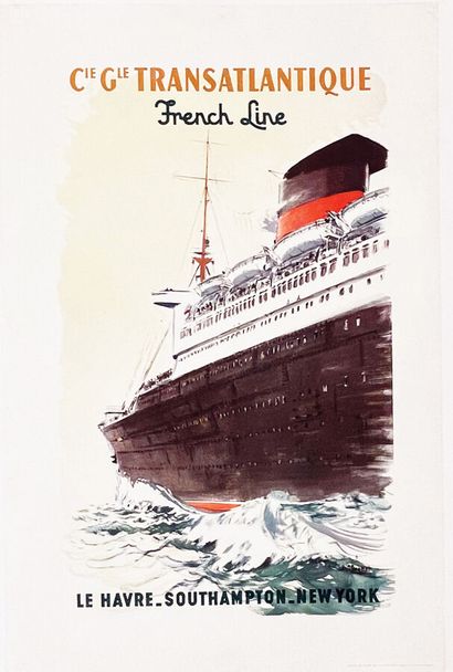 Le Havre Southampton New York Cie Gle Transatlantique...