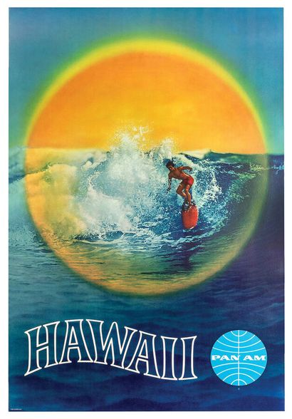 Hawaii Pan Am Très RareOriginal vintage travel...