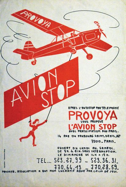 Avion Stop Provoya vous propose L'Avion StopImprimeurs...