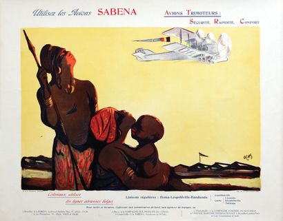 Sabena Colonial, use the very rare Belgian...
