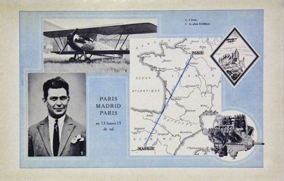 Paris Madrid Paris en 13h15 de Vol Pilotte...