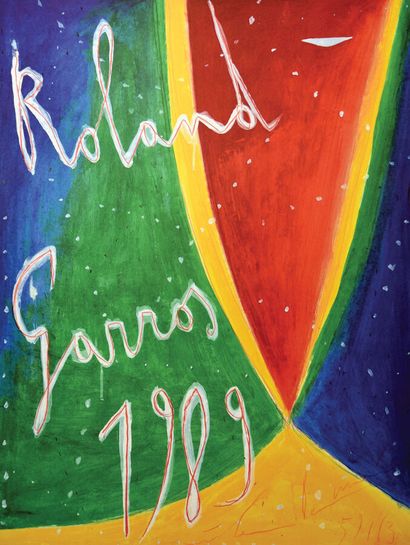 Roland Garros 1989 signée par Nicolas de...
