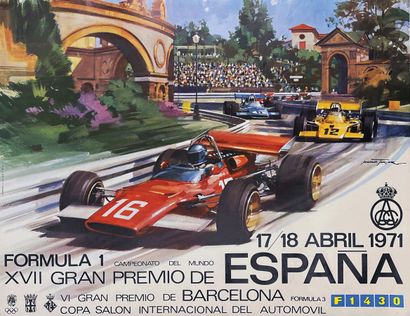 Formula 1 Gran Premio Espana abril 1971 BarcelonaPublimocion...