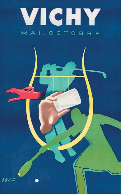 Vichy Mai OctobreR. L. DupuyParis Affiche...