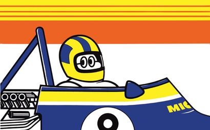 Michelin Bibendum Michelin F 1- Plaque Peinte...
