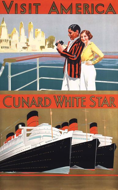Cunard White Star - Visit America Queen MaryThe...
