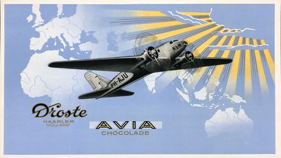 KLM DC-2 Uiver PH-AJU Avia Droste Chocolade...