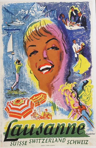 Lausanne SwitzerlandR. MarsensLausanne Affiche...