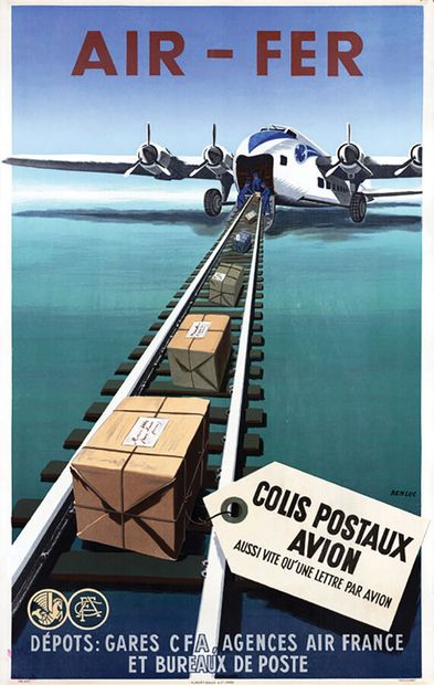 Air France Air Fer Colis PostauxHubert Baille...