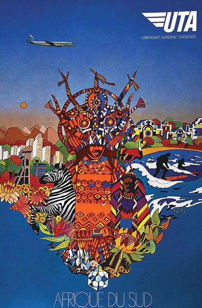 South Africa UTAPublicisParis Poster on canvas/...