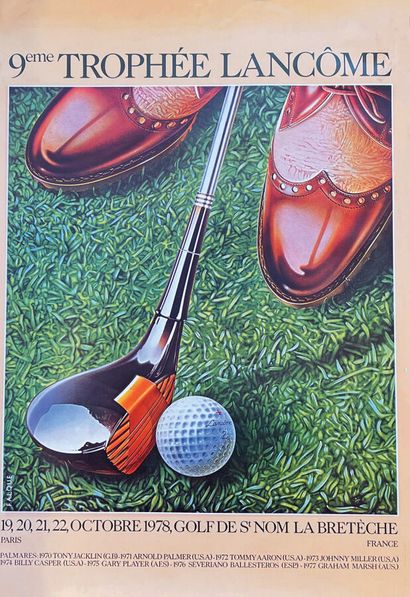 9 e Trophée Lancôme 19781 Affiche Non-Entoilée...