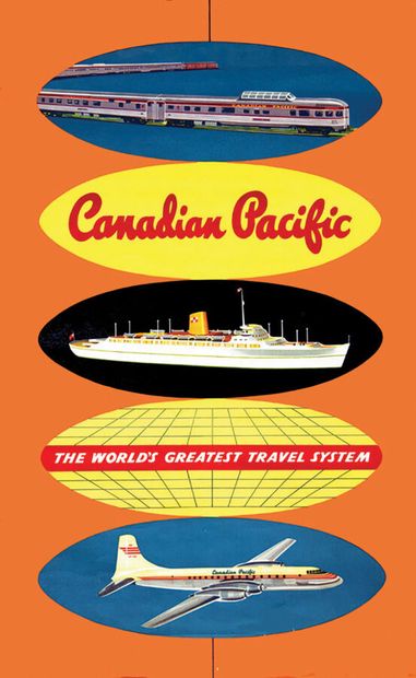 Canadian Pacific Affiche entoilée/ Vintage...