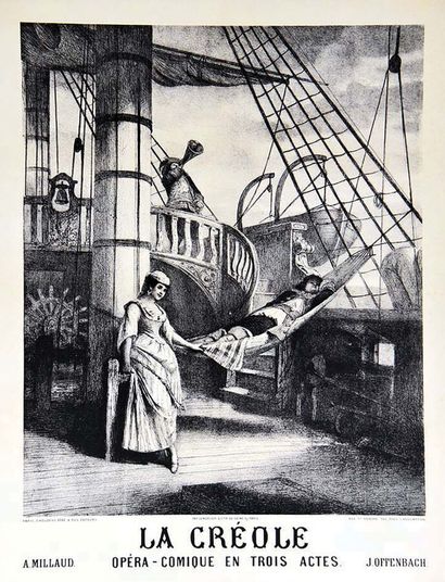 La Créole de J. Offenbach Opéra Comique en...