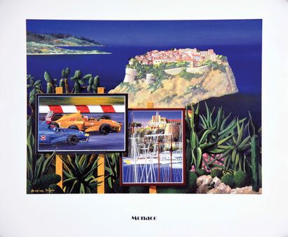 Monaco1 Poster Non-Entoilée / Vintage Poster...