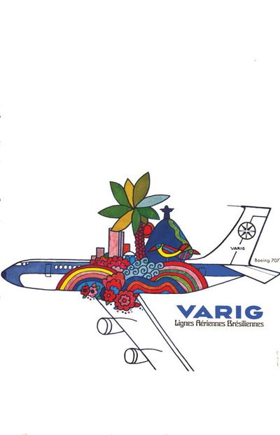 Varig Lignes Aériennes Brésiliennes Boeing...