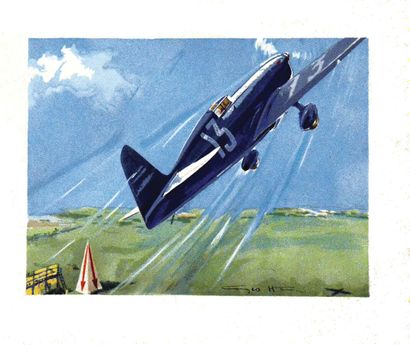 Planeur1 Affiche Non-Entoilée / Vintage Poster...
