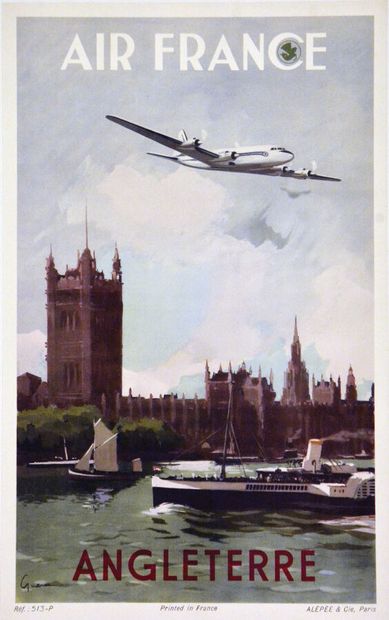 England Air France Very RareAleepé & cieParis...