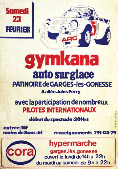 Garches Les Gonesse Gymkana Auto Sur Glace...