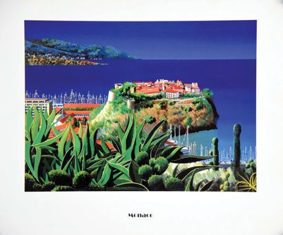 Monaco1 Poster Non-Entoilée / Vintage Poster...