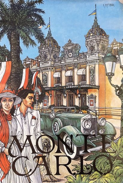 Monte Carlo By Ingermann1 Poster Non-Entoilée...
