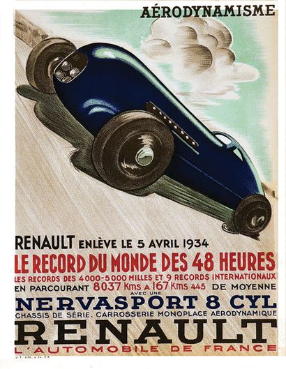 Renault removes on April 5, 1934 The World...