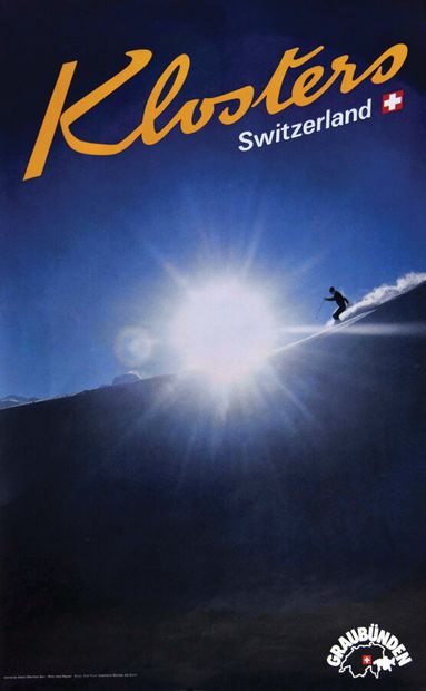 Klosters GraubündenOrell FüssliZürich Affiche...