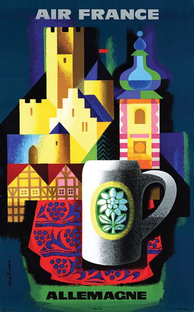 Germany Air FrancePercevalParis Poster on...