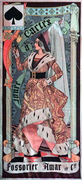 Playing cards Fossorier Amar et Cie print...