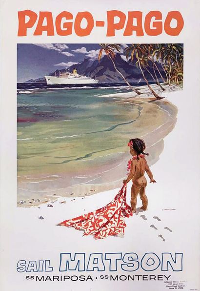 Pago Pago....Sail MatsonWorden Travel ServiceWalnut...