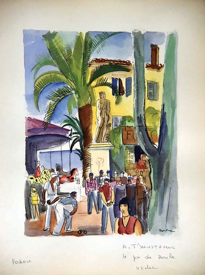Le Jeu de Boule (La Pétanque) A.T'Serustevens...