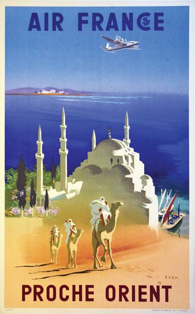 Air France Proche-OrientHavas Affiche entoilée/...