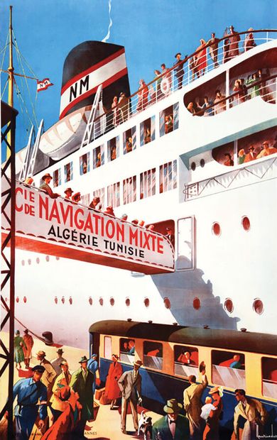 Cie de Navigation Mixte Algérie TunisieRobaudyCannes...