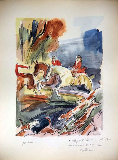 La Chasse à Courre Le Duc d'Uzès Mortemart...