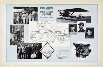 Paris Lisbonne & Retour Paris Angora Belgrade...