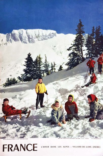 Villard de Lans L'Hiver dans les AlpesDesfossés-NéogravureParis1...